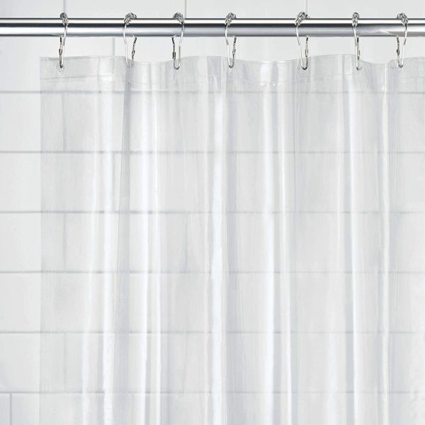 iDesign Waterproof PEVA Bathroom Shower Curtain Liner - 72" x 72"