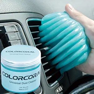 ColorCoral Cleaning Gel Universal Gel Cleaner for Car Vent Keyboard Auto Cleaning Putty Dashboard Dust Remover