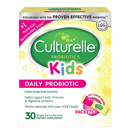 Kids Packets Daily Probiotic Supplement | Helps Support a Healthy Immune & Digestive System* | For Children Age 1+ | #1 Pediatrician Recommended Brand | 30 Single Packets