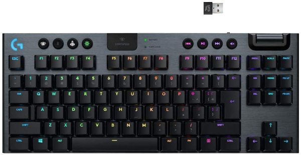 G915 TKL Tenkeyless Lightspeed Wireless RGB Mechanical Gaming Keyboard