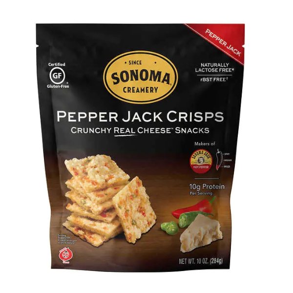Creamery Pepper Jack Crisps, 10 oz