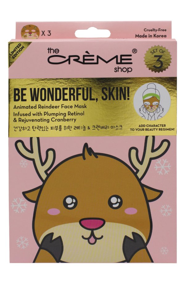 Be Wonderful, Skin! Reindeer Sheet Mask