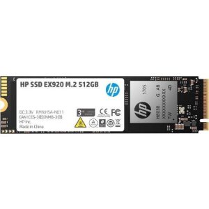 HP EX920 M.2 512GB PCIe 3.0 x4 NVMe 3D TLC NAND SSD