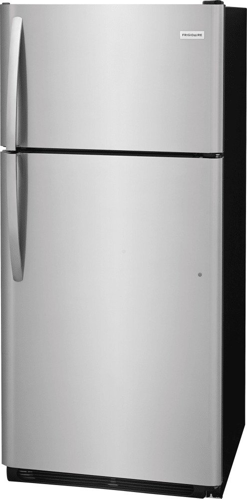 Frigidaire FFTR1821TS 30 Inch Top Freezer Refrigerator with Store-More™ Drawers, Store-More™ Gallon Shelf, Reversible Door, 1/2 Width Deli Drawer, Clear Dairy Bin, ADA Compliant and CSA Certified: Stainless Steel