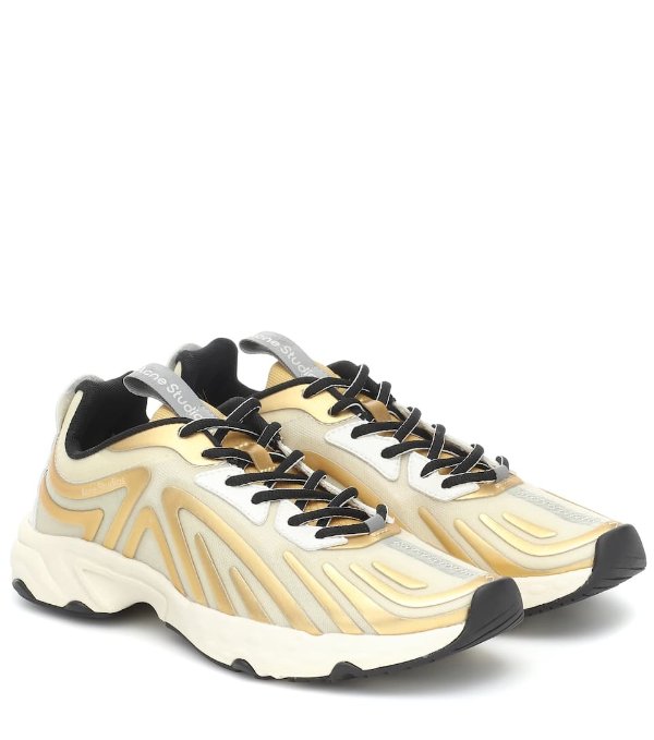 Trail metallic sneakers
