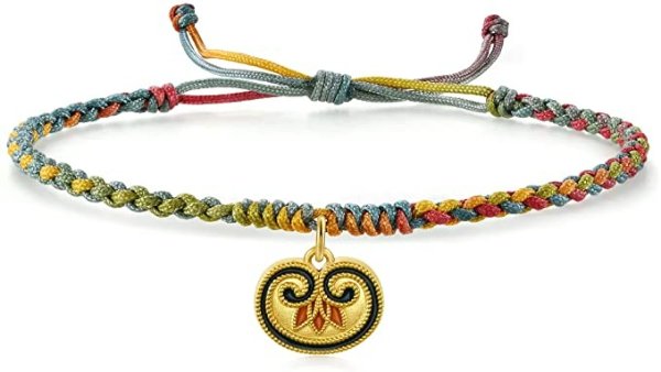 Cultural Blessings Daily Bliss 999 Gold Sycee Bracelet (22cm) for Women 92608B