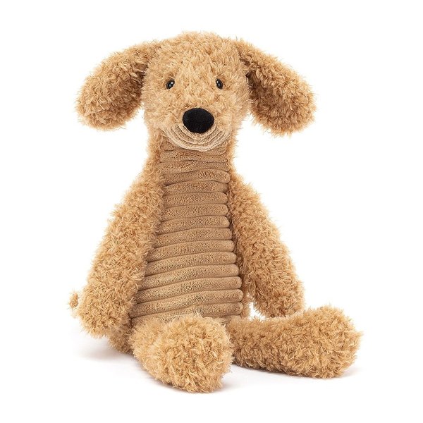 Brown Wurly Dog Soft Toy | AlexandAlexa