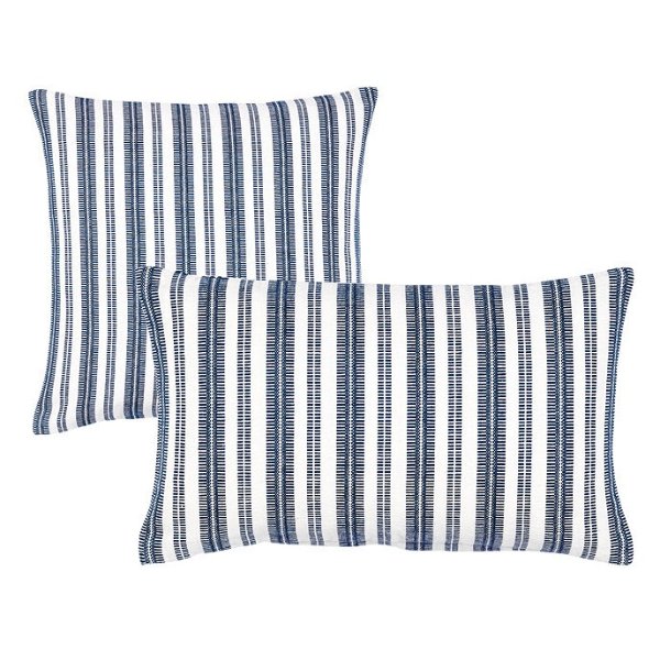 Noir Textured Woven Pillow Covers - Select Colors | Ballard Designs
