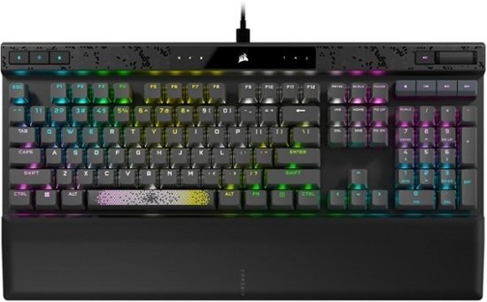 - K70 MAX RGB Magnetic-Mechanical Gaming Keyboard with PBT Double-Shot Keycaps - Steel Gray