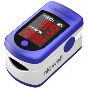 Lovia Pulse Oximeter Fingertip, Blood Oxygen Saturation Monitor for Pulse Rate and SpO2 Level
