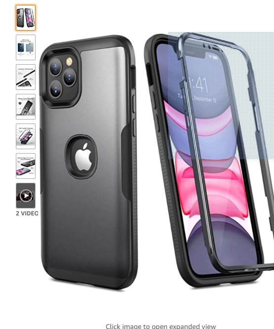 YOUMAKER Metallic Designed for iPhone 12 Case & iPhone 12 Pro Case