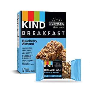 Ending Soon: KIND Breakfast Bars, Blueberry Almond, Gluten Free, 1.8oz, 32 Count