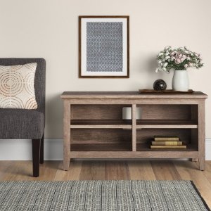 Threshold Carson Media Stand Rustic Brown