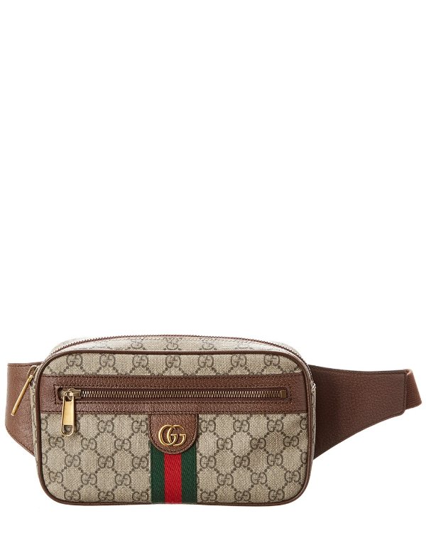 Ophidia GG Supreme Canvas & Leather Belt Bag