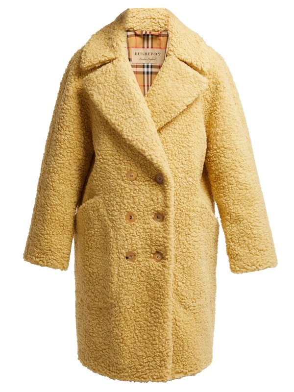 Willingstone wool-blend teddy coat | Burberry | MATCHESFASHION US