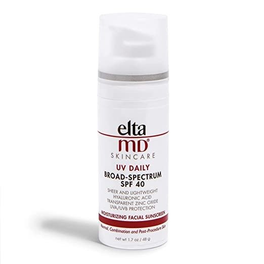 EltaMD UV Daily Face Sunscreen Moisturizer with Hyaluronic Acid, Broad Spectrum SPF 40
