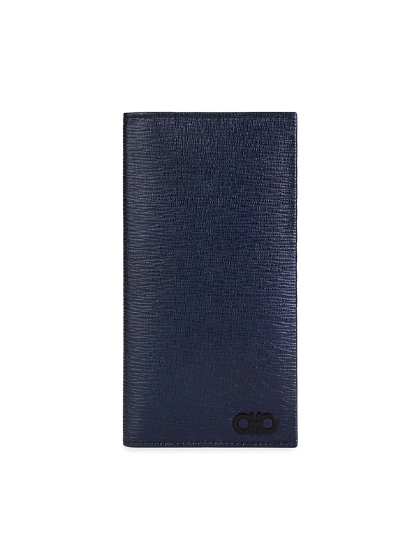 Revival Gancini Leather Bi-Fold Wallet