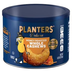 Planters Honey Roasted Whole Cashews (8.25oz Canister)