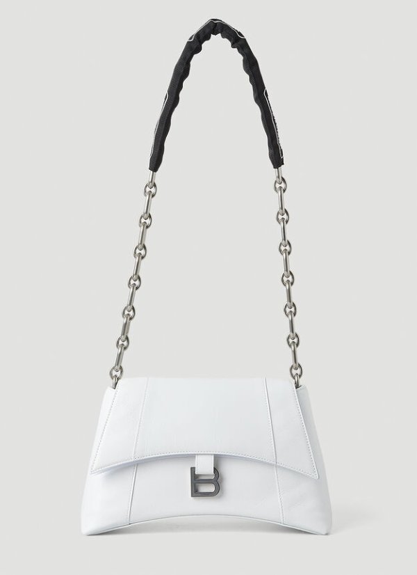 Downtown Small Shoulder Bag in White