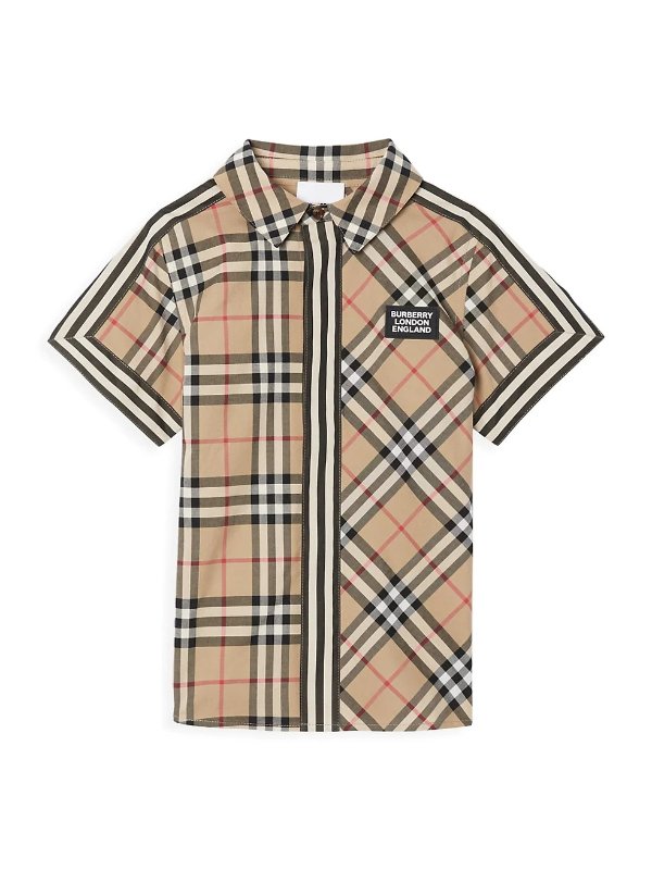Little Boy's & Boy's Barrett Iconic Print Button-Front Shirt