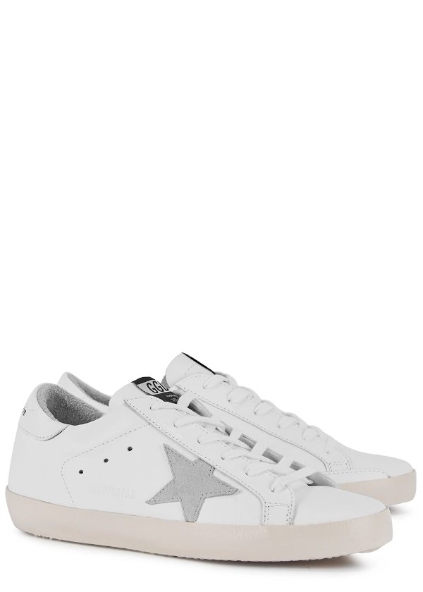 Superstar white leather sneakers