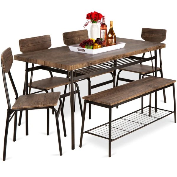 Best Choice Products 6-Piece Modern Dining Set