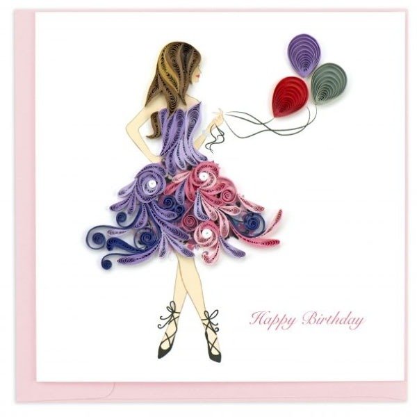 Quilling Birthday Card from Apollo Box
