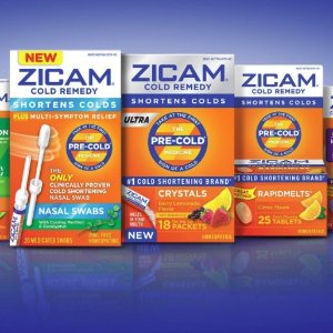Zicam 维生素C泡腾粉、鼻塞滴剂促销热卖