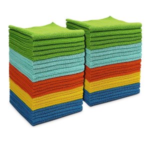 AIDEA Microfiber Cleaning Cloths All-Purpose Softer Highly Absorbent, Lint Free