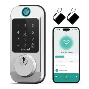 SMONET Smart Lock WiFi Fingerprint Deadbolt