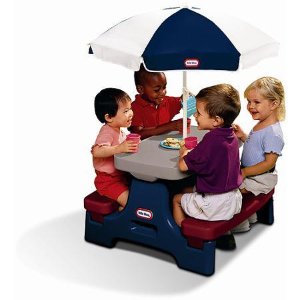 Little Tikes Easy Store Jr. Table With Umbrella
