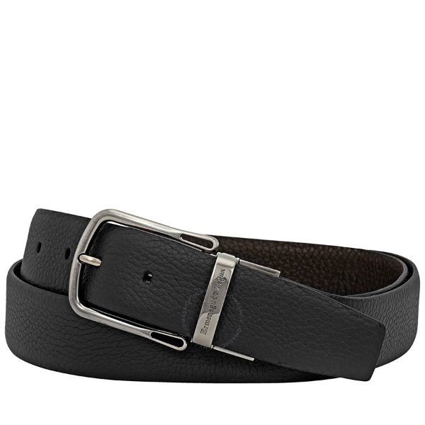 XLReversible Calfskin Leather Belt Black/Brown- 42" Men's XXL Reversible Pebbled Leather Belt- 43" Men's XXL Reversible Pebbled Leather Belt- 43"