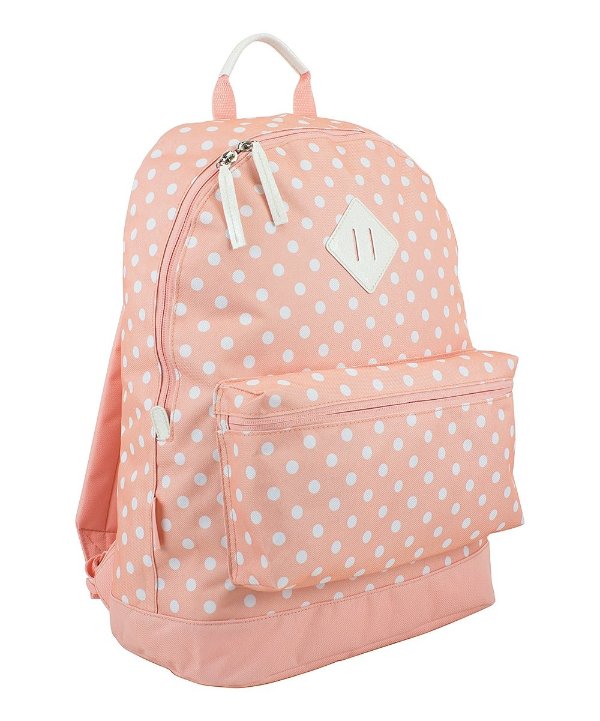Pink Polka Dot Lightweight Daypack