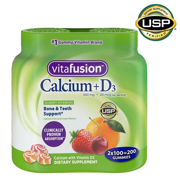 Calcium+D₃, 200 Gummy Vitamins