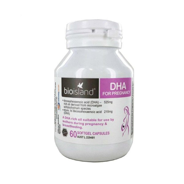 生物岛 孕妇DHA胶囊 60粒 （帮助胎儿发育）