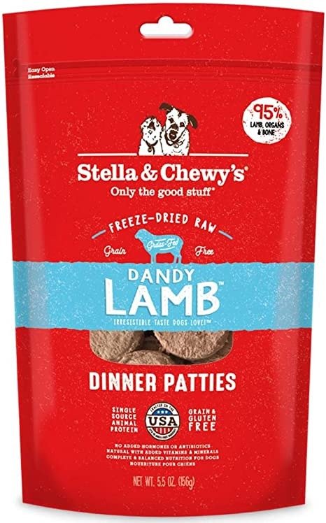 Stella & Chewy's 幼犬冻干主食块 羊肉味 5.5oz
