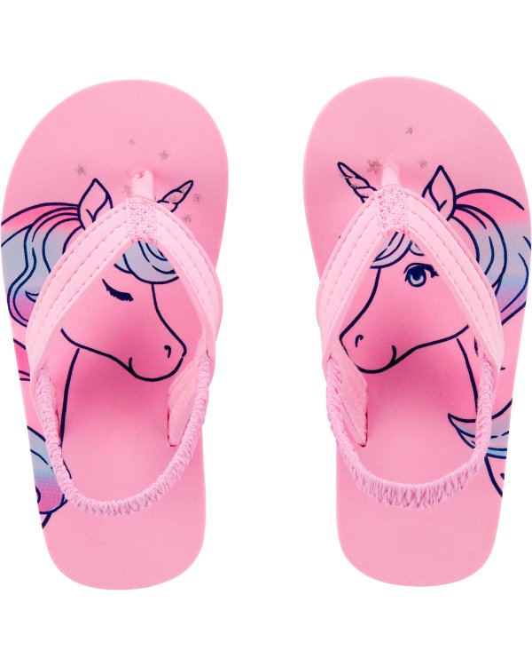 Unicorn Flip Flops