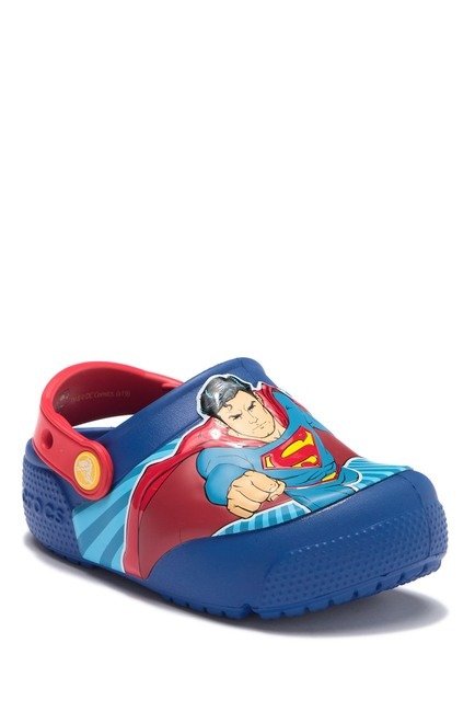 Crocband Superman Lights Clog (Toddler & Little Kid)