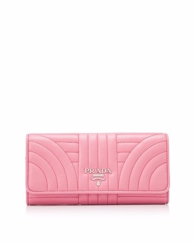 Soft Calf Impunture Diagramme Long Flap Wallet