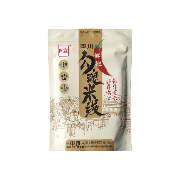 Baijia Sichuan Rice Noodle Medium Spicy 270g