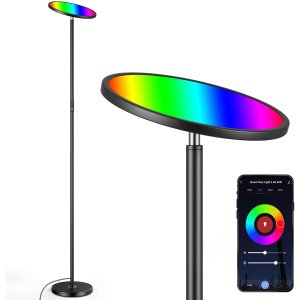 Brightever Dimmable Torchiere Floor Lamp