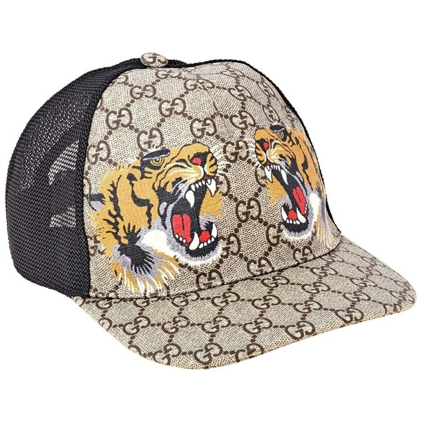 Men's Large Tigers Print GG Supreme Baseball Hat