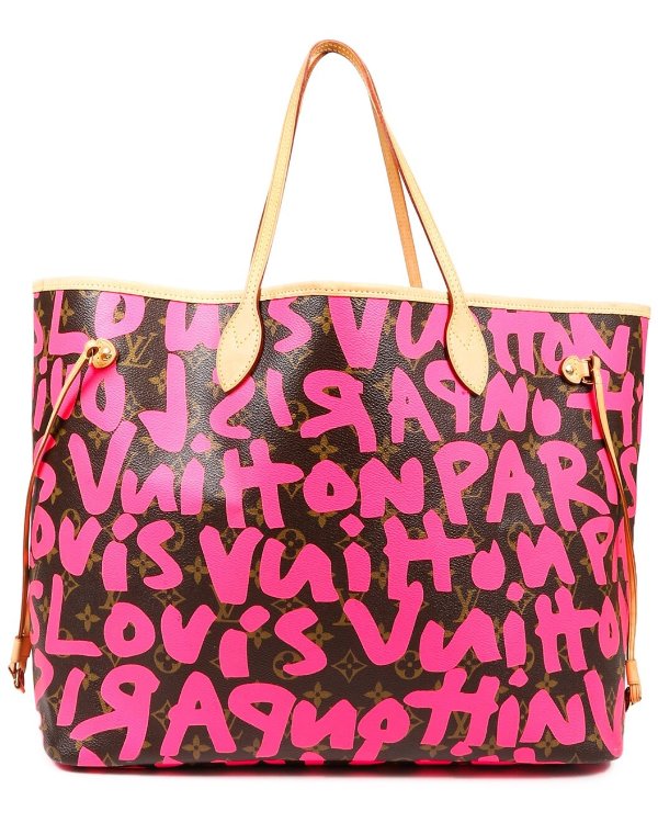 Limited Edition Stephen Sprouse Pink Graffiti Monogram Canvas Neverfull GM