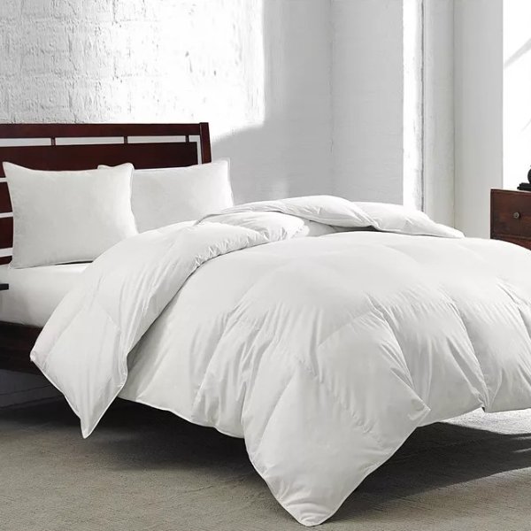 White Goose Feather & Down 240-Thread Count Comforter Collection White Goose Feather & Down 240-Thread Count Twin Comforter