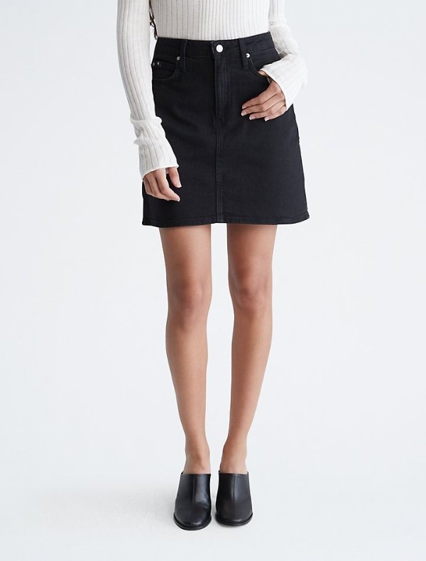 High Rise Denim Mini Skirt | Calvin Klein