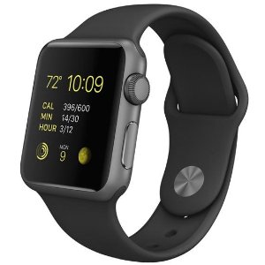 Apple Watch 运动版 38mm 深空灰铝合金表盘智能手表
