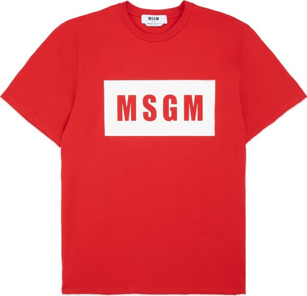 - Box Logo T-Shirt - Red