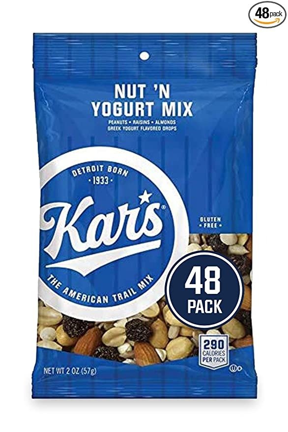 'N Yogurt Trail Mix Snacks - Bulk Pack of 2 oz Individual Packs (Pack of 48)