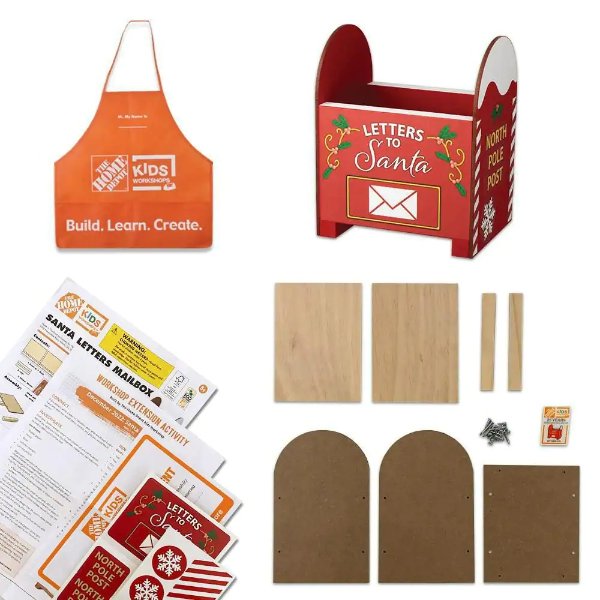 Santa Letters Mailbox Kit Pack