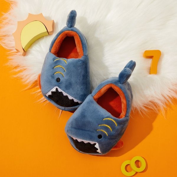 Toddler / Kid Cartoon Animal Fleece Slippers